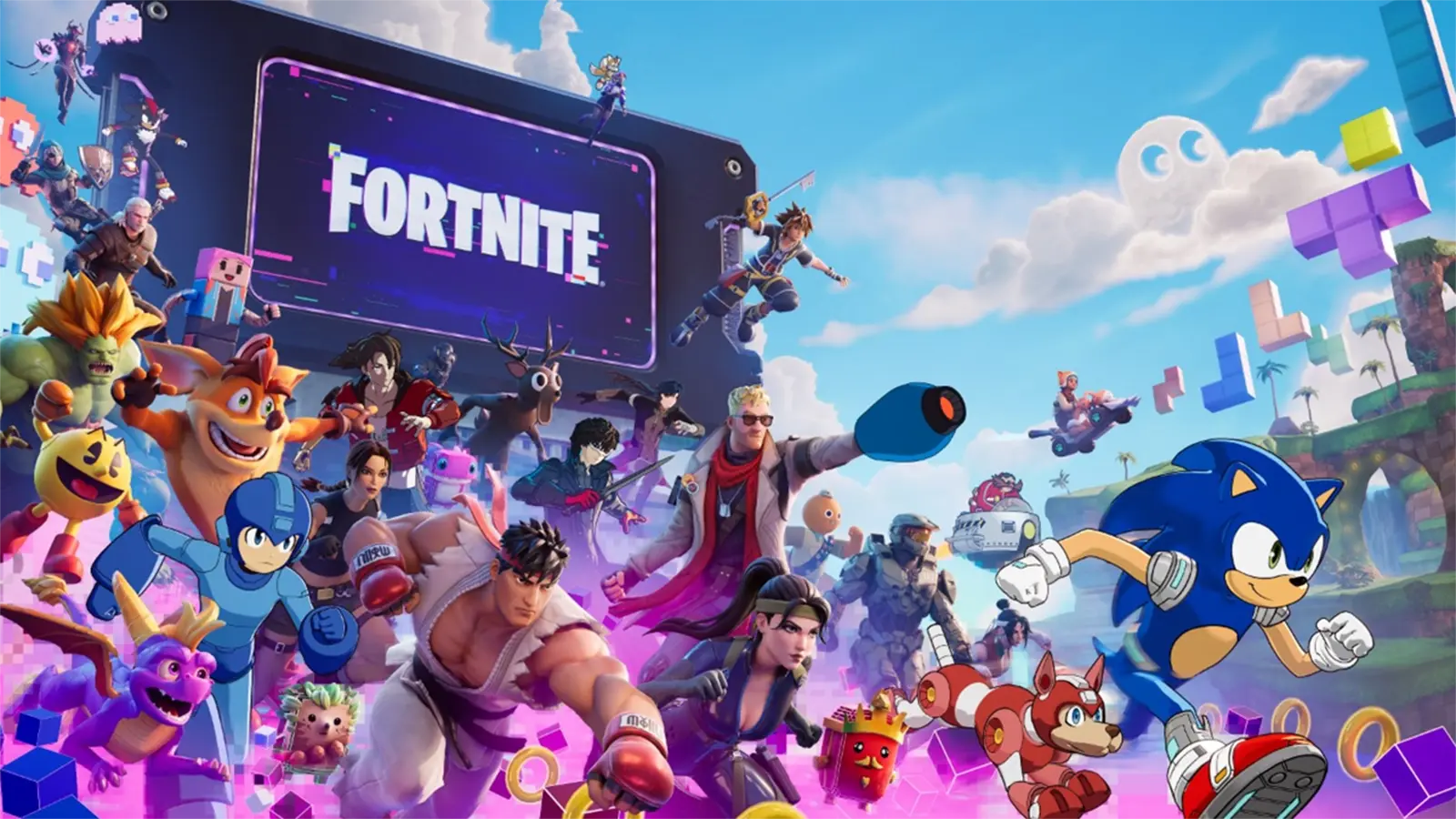 Grafika przedstawiająca nowy sezon Fortnite Battle Royale